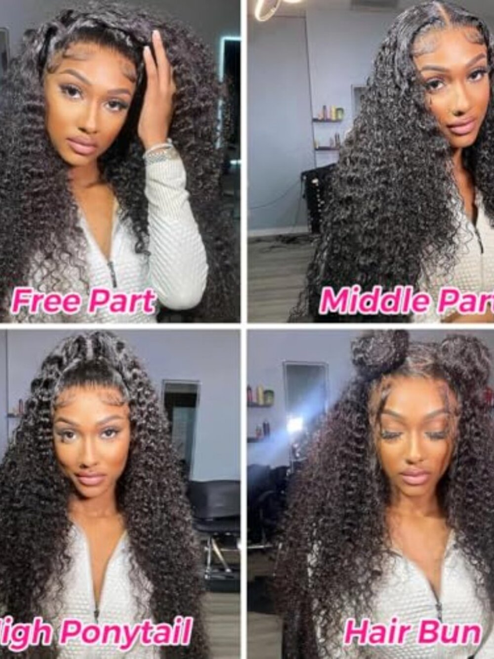 NEW 13x6 Deep Wave Lace Front Wigs Human Hair 30 Inch HD 220 Density Pre Plucked - Picture 5 of 7